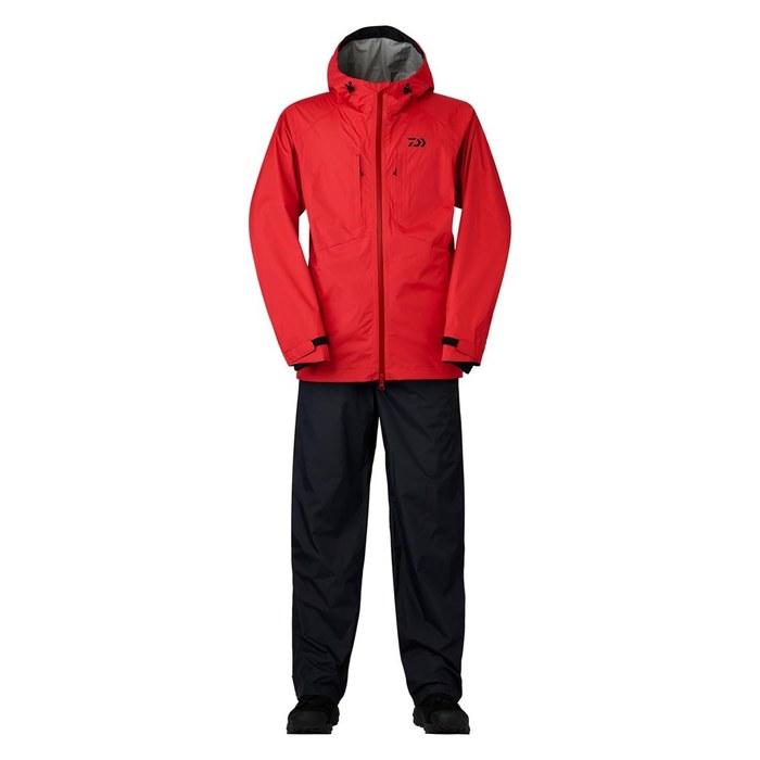 [Daiwa] DR-3324 Rainmax Compact Rain Suit Red L