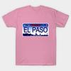 T Shirt Women El Paso Texas License Plate Harajuku Print Kawaii Tshirt Summer Short Sleeve Female T-Shirt Top Tee