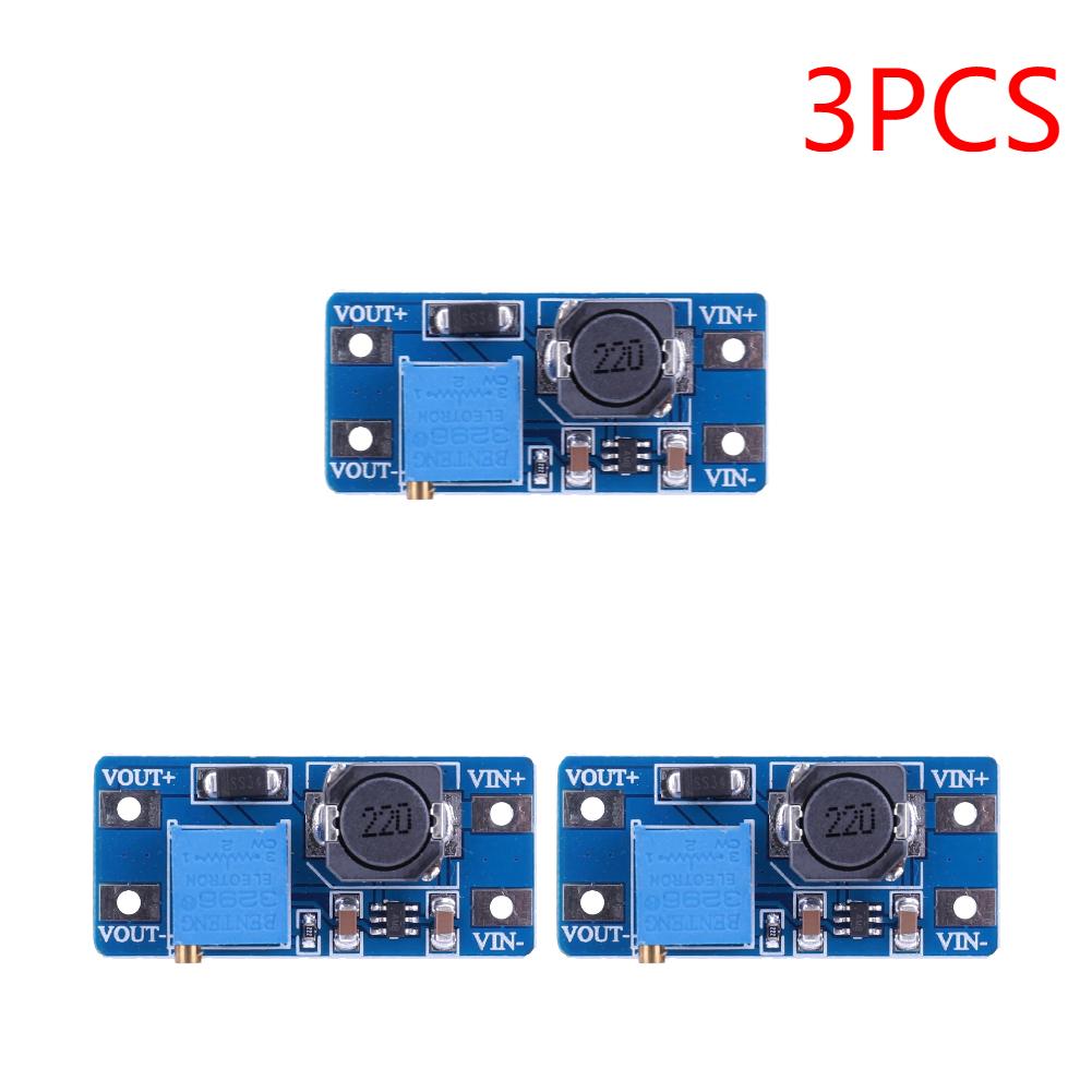 1-10pcs MT3608 Adjustable Boost Module DC-DC Step Up Converter Module 2A Max 2V-24V To 5V 9V 12V 28V Booster Power Supply Board