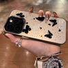 Creative and personalized design of black butterfly pattern phone case For iPhone 11 12 13 14 15 16 17 XS XR X 12 13 Plus Pro Max SE series