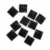 Natural Black Septarian Round Square Cabochon 14mm Gemstone Lot, Loose Septarian Stone for Jewelry Making
