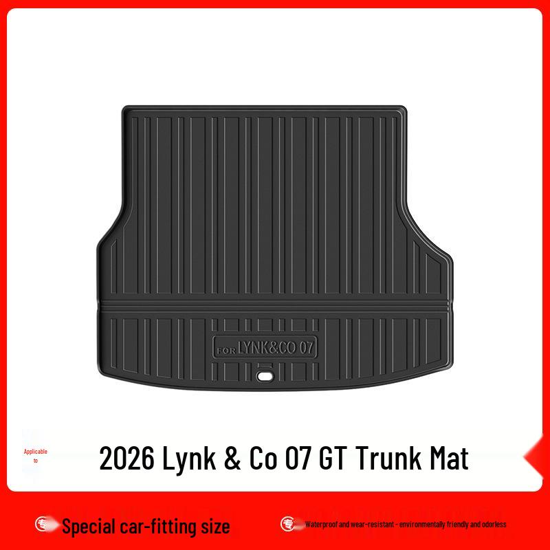 Lynk & Co 07 2024 TPE Trunk Mat: Eco-Friendly, Odorless, Waterproof, Wear-Resistant Galaxy Carpet.