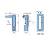 Haisidike Electrical Cabinet Door Handle Lock
