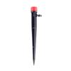 Ground-Mounted 13x18cm Adjustable 360° Eight-Hole Irrigation Sprinkler Head for Gardens