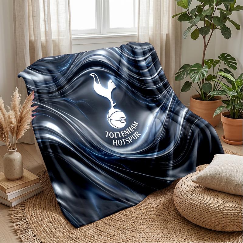 Tottenham Hotspur Theme Blanket Soft Flannel Blanket Plush Throw Blanket Cozy Sofa Bed Blanket for Home Decor