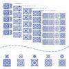 Polymer Clay Transfer Paper - Retro Blue and White Porcelain, Paper for Polymer Clay Transfer Sheets for Flower Clay Jewelry