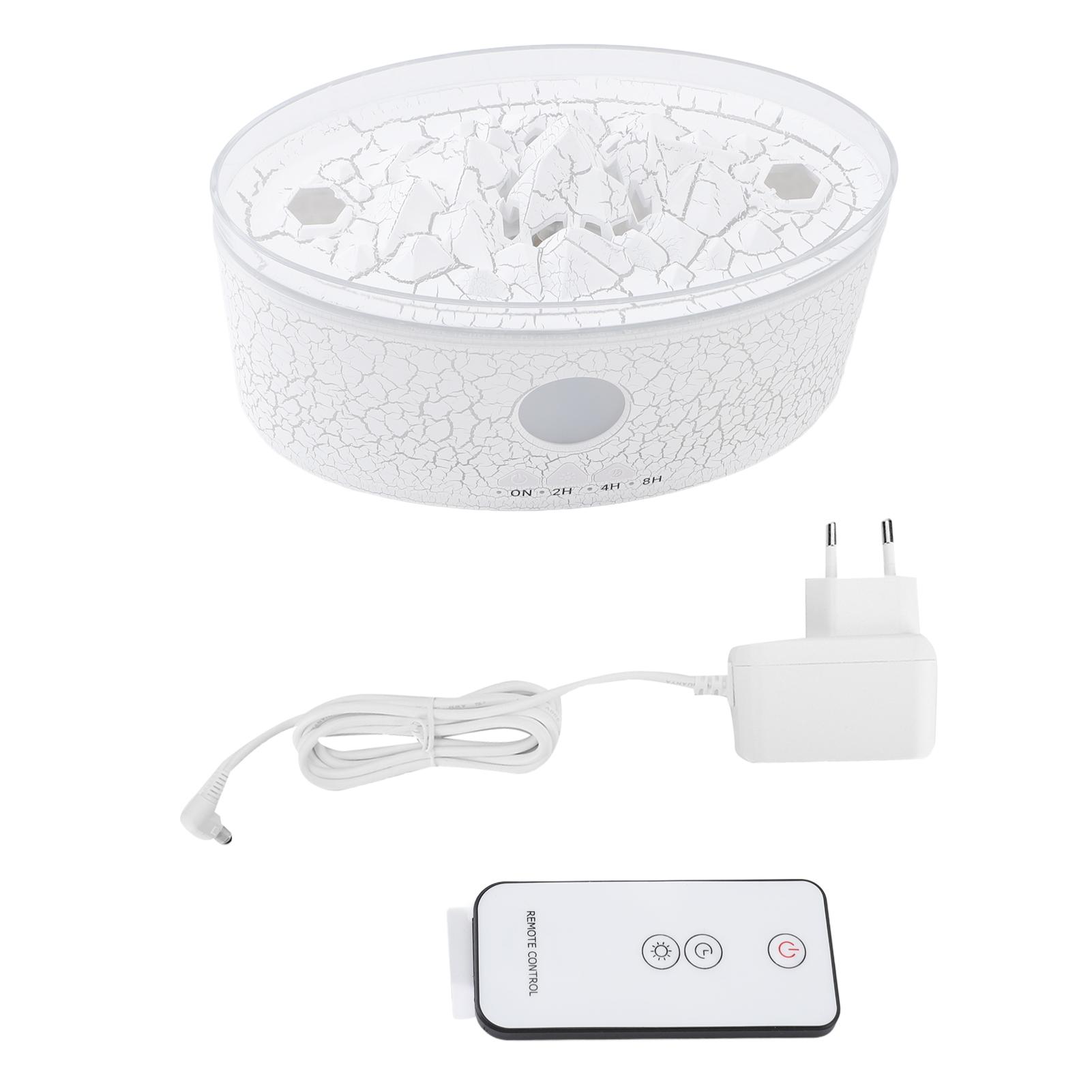 

Диффузор эфирных масел Volcano 300 мл, безводный, с автоматическим таймером выключения, двухструйный увлажнитель воздуха Volcano 4 белый