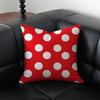 Classic Polka Dot Retro Dot Cushion Cover Pillow Case Anti-Dustmite Invisible Zipper Silky Plush Cushion