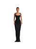 Available: Women's Spring 2026 Slim-fit Strappy Maxi Dress, Solid Color, Bodycon Design
