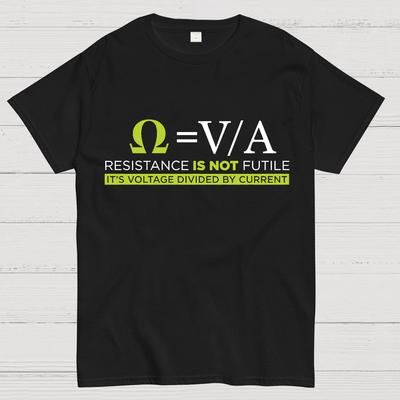 Resistance Is NOT Futile Cotton Summer Casual Cool Loose T-Shirt