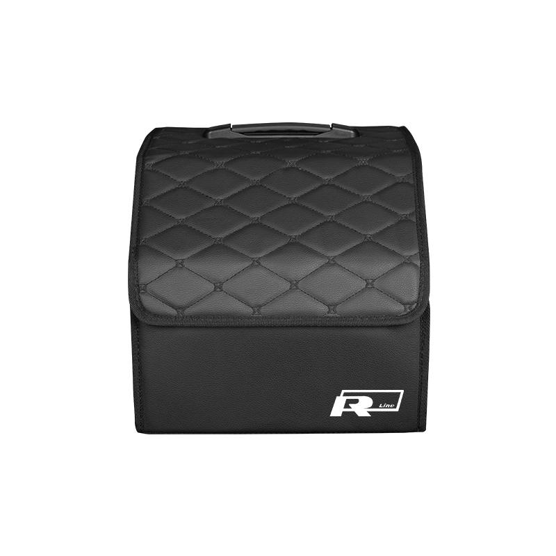 BIG1 Storage Leather Box Trunk Organizer Bag Large Capacity Foldable For VW Golf Polo Tiguan Touran Jetta Passat CC T5 GTI Beetle GTD
