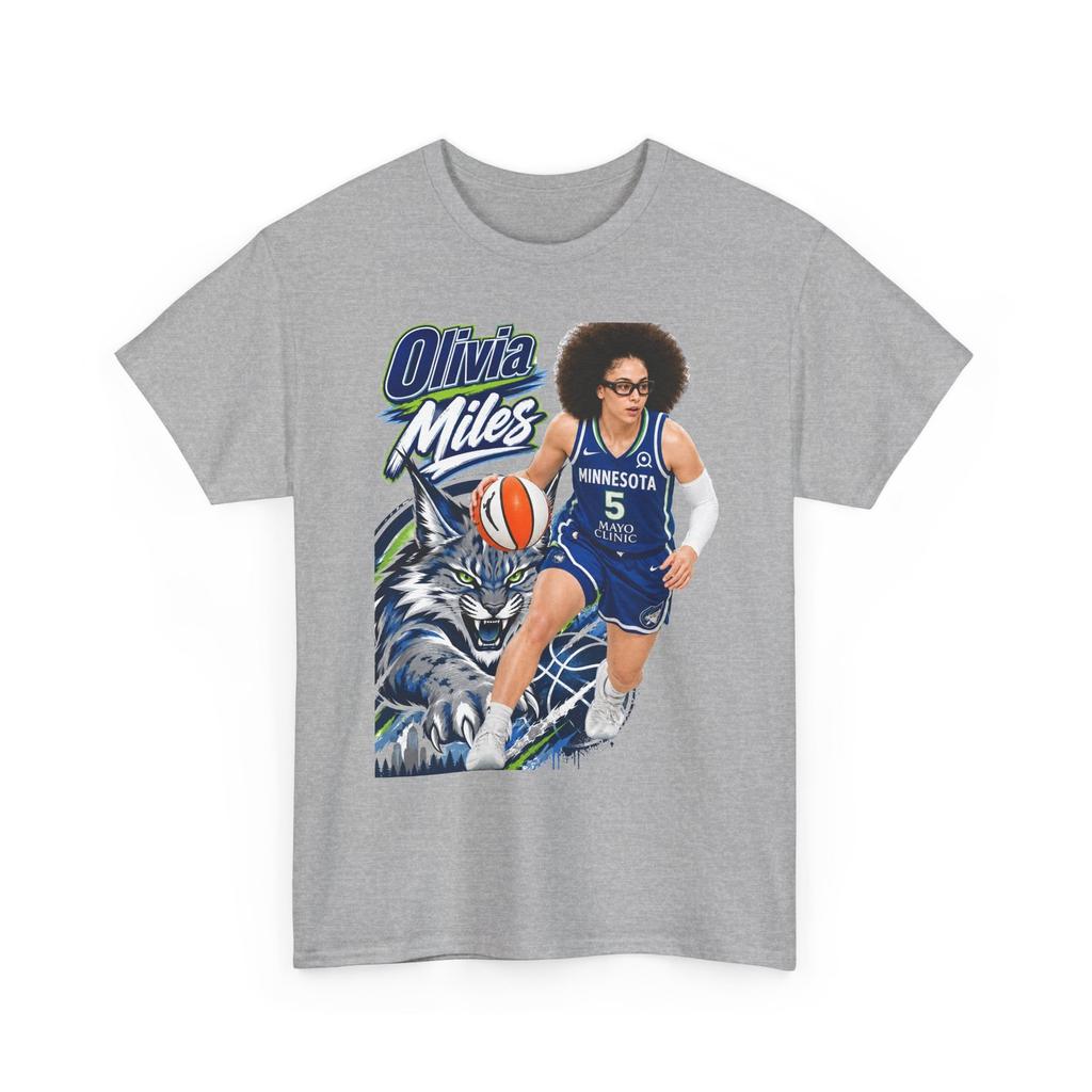 Olivia Miles w Afro Unisex Basketball Player Tee
