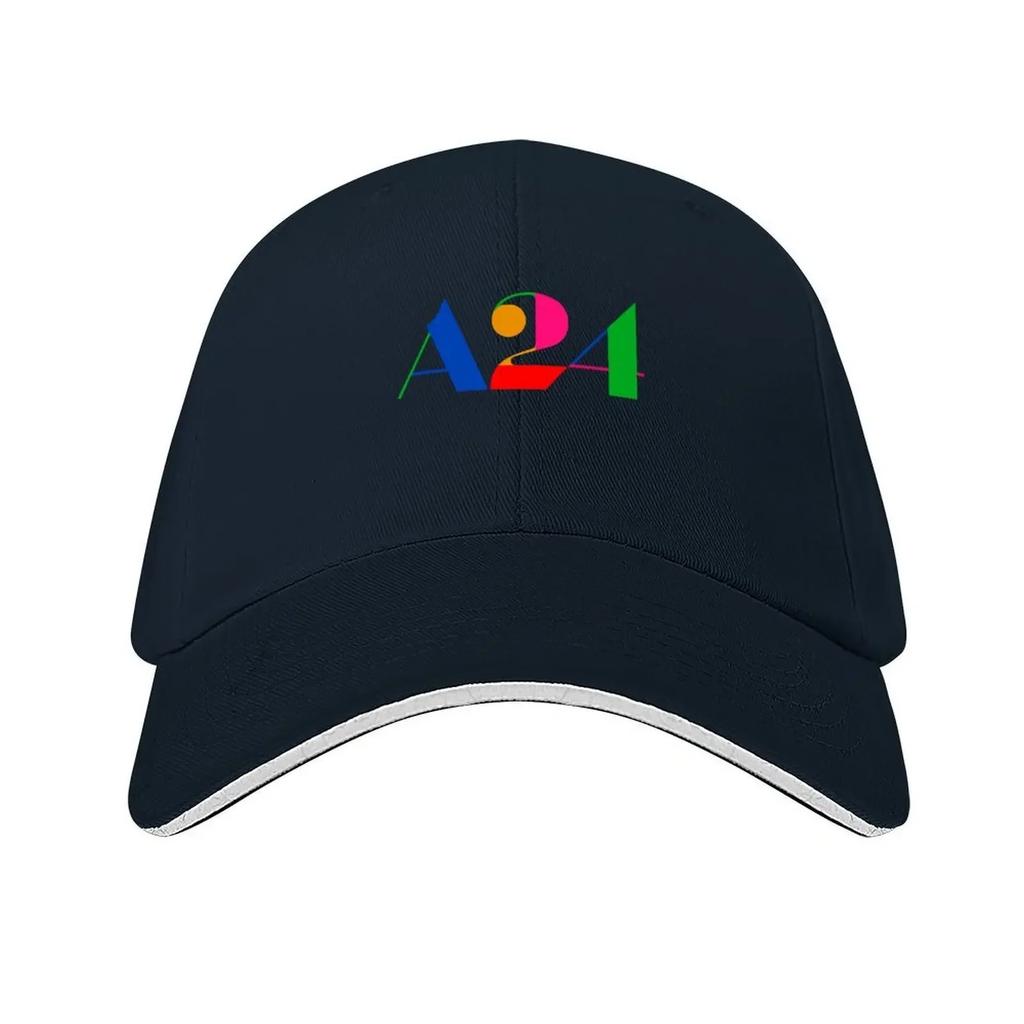 A24 Colors logo Baseball Cap Winter hat Ball Cap Streetwear Beach Bag For Unisex Women's