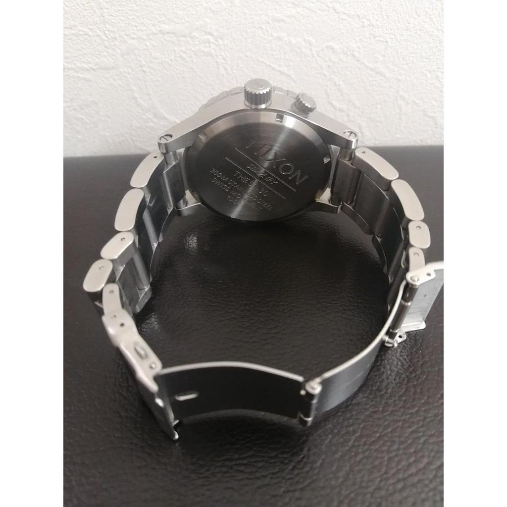 Used NIXON Watch A083-000 Silver Black
