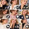 Shiny Rhinestone Lamb Brooch Faux Pearl Lapel Pin New Clothing Fixing Pins  Coat Scarf Decoration