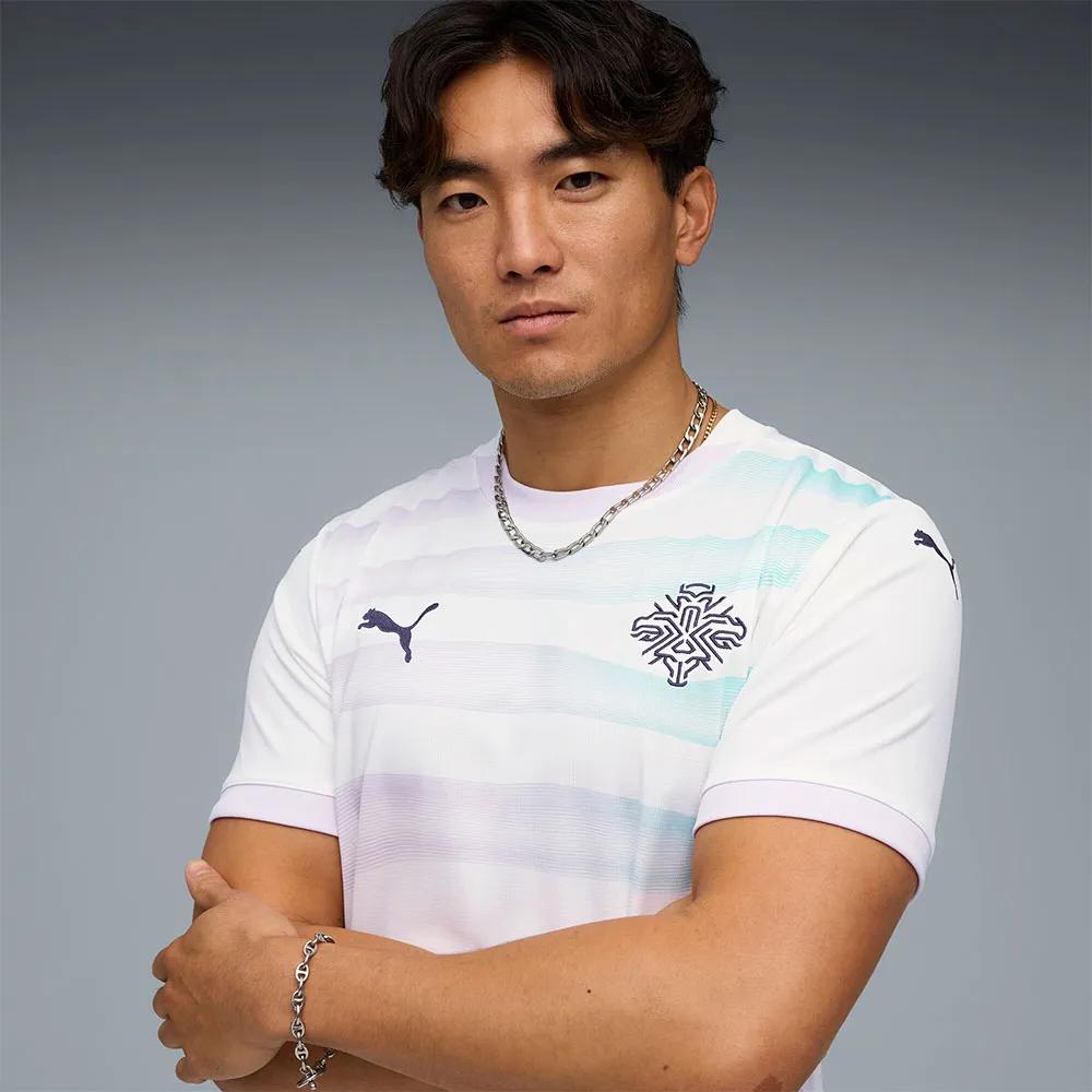 PUMA Iceland Away 2025 T-Shirt Recycled Polyester White