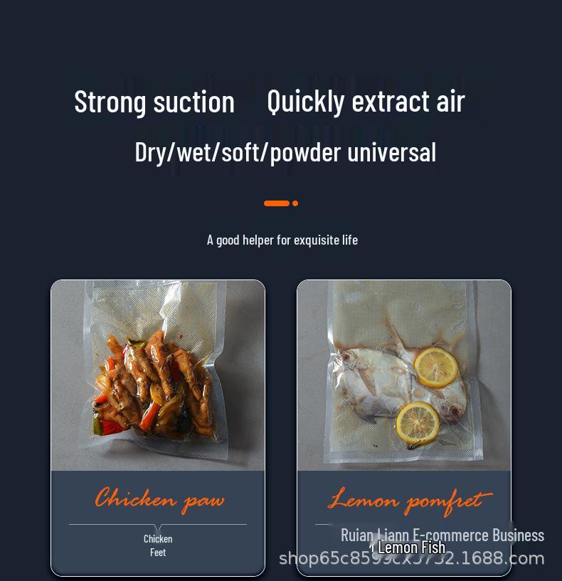 Portable Automatic Vacuum Sealer for Food Preservation