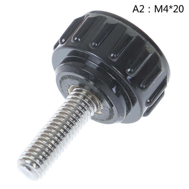 M4 M5 Radełkowana nylonowa okrągła plastikowa główka Uchwyt śruba skrzydełkowa bakelit