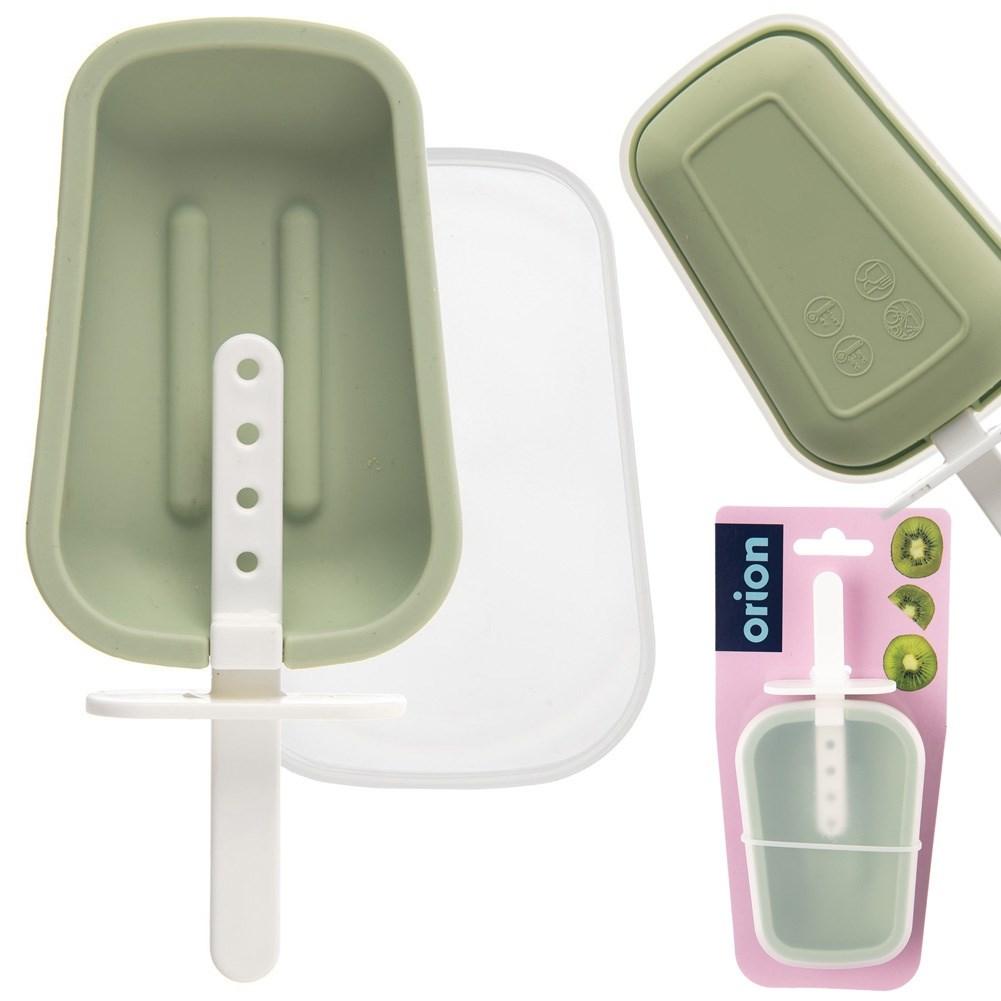 Molde para Helados Sorbete Forma para Helados en Palo de Silicona con Tapa Orion 154402