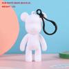 DIY Fluid Bear Sculpture Handmade Violent Bear Bearbrick White Blank Mold Doll Toy Graffiti Painting Ornaments Gift Home Decor