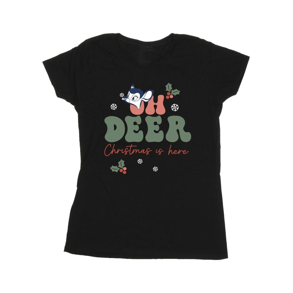 Disney Womens/Ladies Bambi Oh Deer Cotton T-Shirt