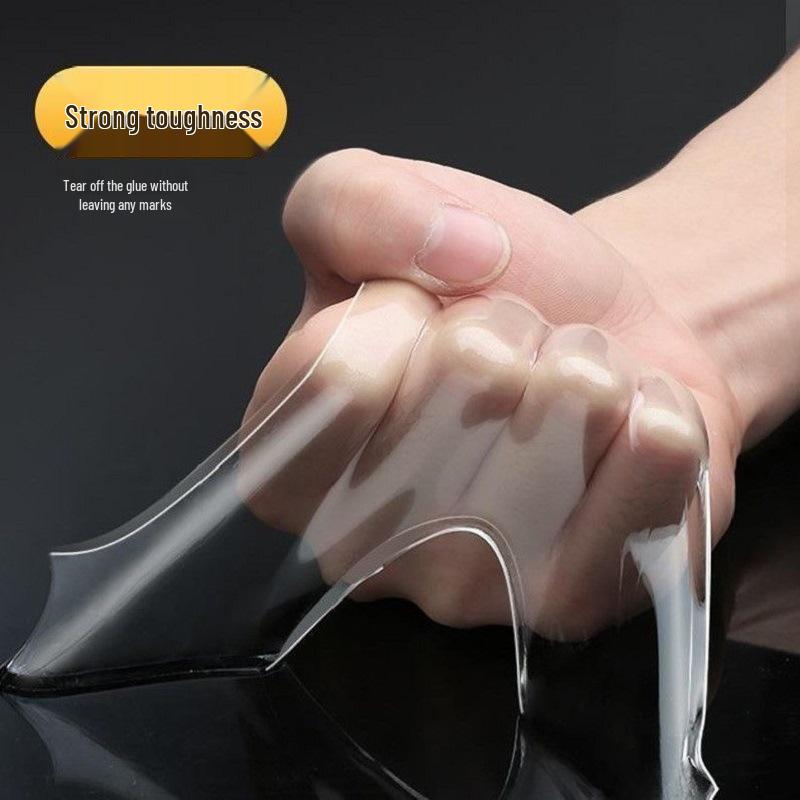 Magic Traceless Nano Tape: Durable, Washable, Clear Double-Sided Acrylic Tape - Waterproof and Reusable, As Seen On TikTok.