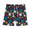 Multi Color Star Muay Thai Kickboxing Training Shorts Print Quick Dry Martial Art Boxer Unisex Men Women Kid Fighting Fitness Sport Gym Workout