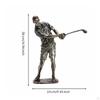 Resin Golf Decor Statue Gift Idea Player Figurine Easy to Clean Golfer for Golfers,