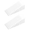 2Pcs Rubber Door Stop Safety Silicone Door Stop Door Stoppers Front Anti Collision Move Rubber Retainer Reusable