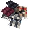 New Wool Scarf for Autumn and Winter Thickened Style for Couples  Korean Style Light Luxury Wide Plaid Scarf