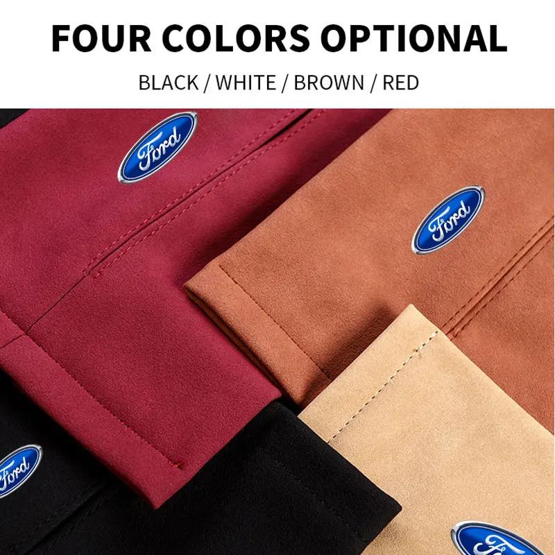 Car Seatback Tissue Organiser Box Sun Visor Console Tissue Storage Bag For Ford Fiesta Mondeo Fusion Explorer Escape Shelby Edge