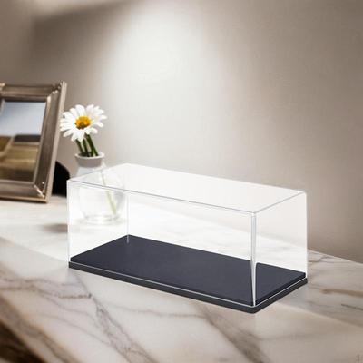 Vitrine Présentoir pour Modèles de Voiture Échelle 1/32 Boîte de Rangement Polyvalente Anti-poussière Transparente pour Figurines