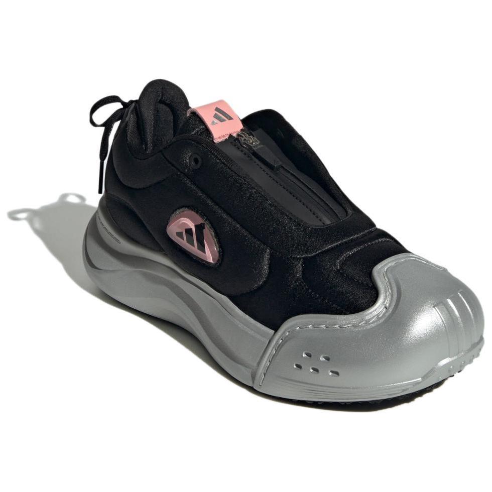 Adidas Maxxcourt Fos Fashion Trend Non-Slip Wear-Resistant Low-Top Casual Shoes Women Casual Shoes Black Silver JH7227