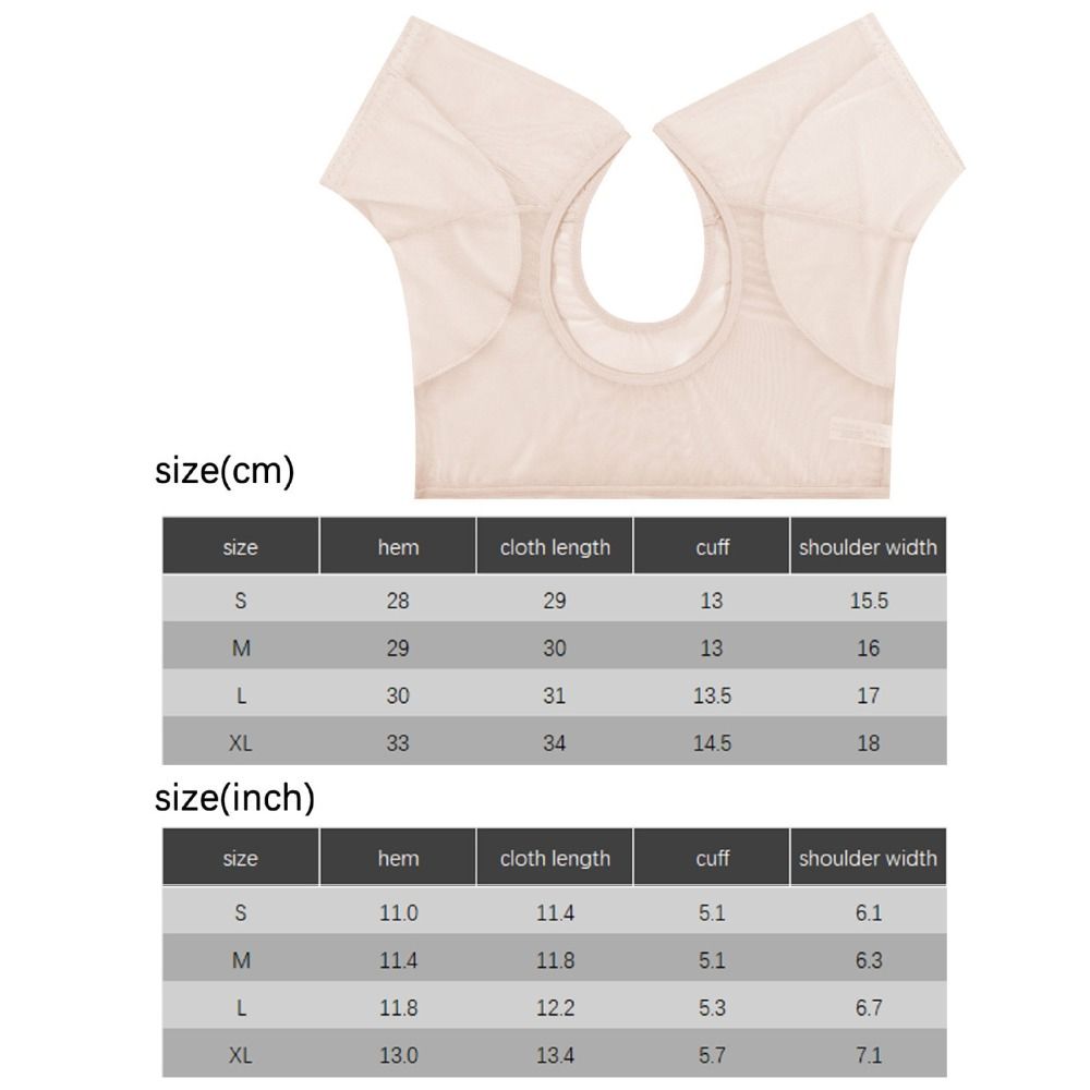 Washable T-shirt Shape Sweat Pads Reusable Breathable Armpit Care Pads Anti-slip Ultra-thin Underarm Sweat Pads Women Use