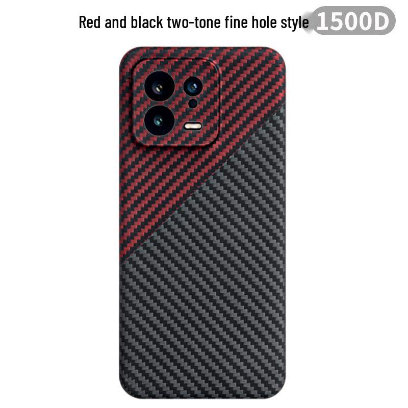 Compatible Xiaomi 13 Pro Kevlar Case: Aramid Fiber & Carbon Fiber, Lightweight, Drop-Resistant Protective Cover.