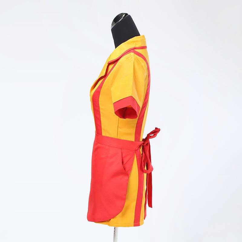 2 Broke Girls Cosplay Fast Food Uniform - Halloween and Role-Playing Costume