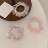 Fashionable Fabric Shell Pearls Hair Rope Adds A Touch Of Styles To Any Hairstyle Hair Accessories For Different Ages