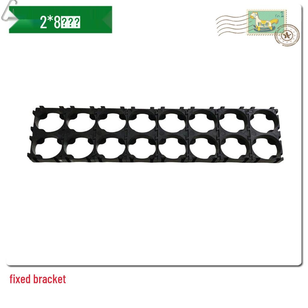 18650 Lithium Battery Pack Bracket for 1-6 Cells, 18.4mm Holes