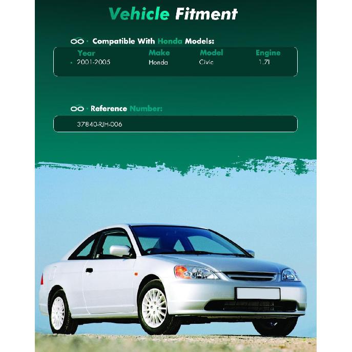 SCITOO Camshaft Position Sensor fit for Honda for Civic 2001-2005 37840-RJH-006, 37840PLC005, 37840PLC006, 37840RJH006, 907-773