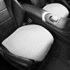Universal Suede Car Seat Cushion Set - All-Season, Three-Piece, Summer-Ready, Thin Cushion with Lumbar Support.