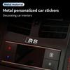 3D Metall Auto Emblem Buchstabe Dekorative Aufkleber Abzeichen Decal Für Audi Sport RS S Line QRS5 RS6 RS7 S7 S8 S5 S6 S7 QS5 Q5 Q7 Q8 TT