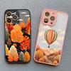 Leaves Autumn Forest House Phone Case for iPhone 12 13 Mini 11 14 15 16 Plus Pro Max 7 8 SE 2020 X XS XR Protective Phone Cover