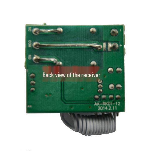 12V Wireless Remote Control Switch & Metal 2-Key Remote for A On/B Off Electric Locks or LED.
