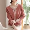 Young Mom's Chic Knit Top: Spring & Fall Lightweight Long-Sleeve Sweater