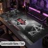 Large Mouse PadKorn Custom Name Text Personalized Desk Mat Non Slip Gaming Pad