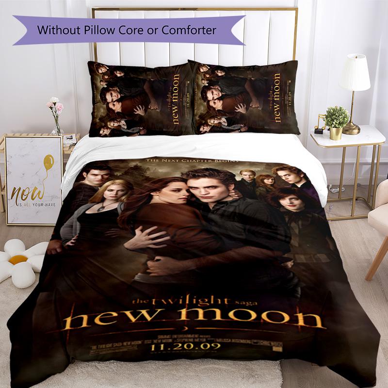 Juego de Ropa de Cama Edward Cullen de 3 Piezas Funda Nórdica con Cierre Incluye 1 Funda Nórdica y 2 Fundas de Almohada para Todas las Estaciones Decoración de Dormitorio Hogar Dormitorio Universitario