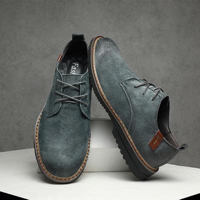 Klasik Hakiki Deri Oxford Ayakkabı Erkekler Için Flats Ayakkabı Rahat Süet Deri rahat ayakkabılar Moccasins Adam erkek resmi ayakkabı