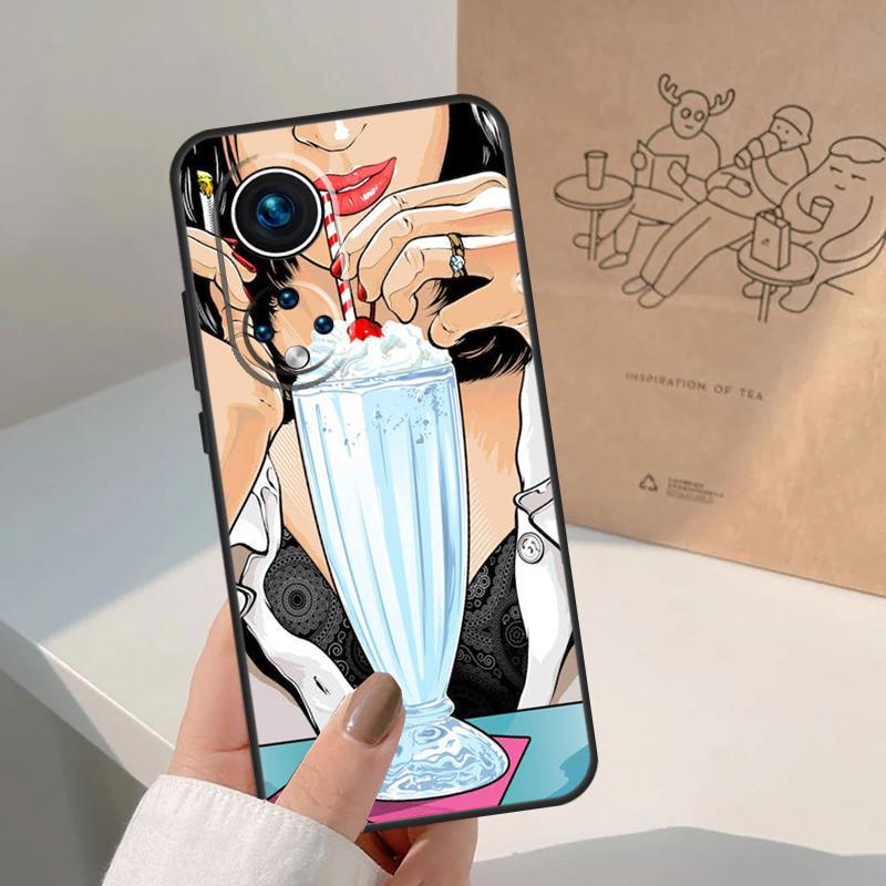 Pulp Fiction Dancing For Honor Magic 8 Pro 7 6 5 Lite Case For Honor Win RT 200 400 50 70 90 X8b X9a X9b X9c X9d
