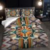 3pcs Abstract Persian Pattern Print Coreless Comfortable Bedding Set Bedrooms Dormitories Multiple Sizes Machine Washable