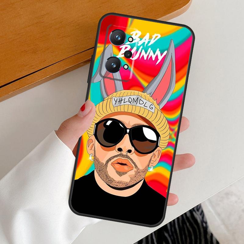Yo Perreo Sola Bad Bunny Maluma For Realme 12 Pro Plus 11 10 9 C67 C55 C53 C51 C31 C35 C33 C30 C21Y C25s GT5 GT Neo 6 Case